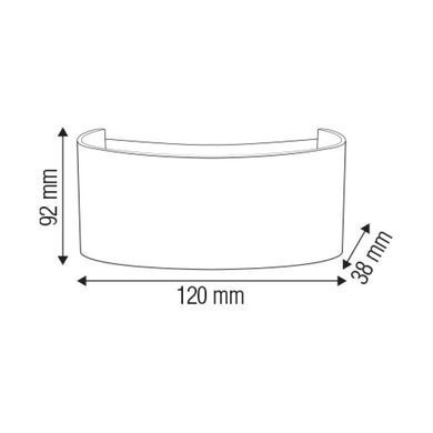 Светильник светодиодный фасадный SMD LED "PROTON-4" 4W настенный 076-039-0004-010 фото