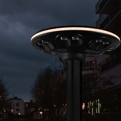 LED світильник автономний парковий IP54 VIDEX 40 Вт 1400Lm 5000K+3000К Сенсорний (VL-GLSO-1254-S) VL-GLSO-1254-S фото