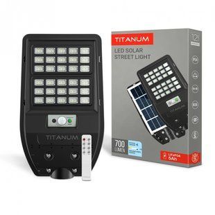 LED светильник солнечный IP54 TITANUM 16 Вт 700Lm 5000K Сенсорный (TL-SLSO-105-S) TL-SLSO-105-S фото