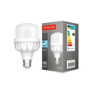 Лампа светодиодная Titanum A80 20 Вт E27 6500К (TL-HA80-20276) TL-HA80-20276 фото