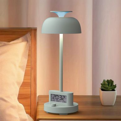 LED лампа настiльна з акумулятором VIDEX VL-TF24W 8W 4000K+RGB White (VL-TF24W) VL-TF24 фото