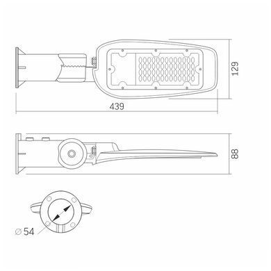 Уличный LED светильник VIDEX 30 Вт поворотный 5000K VL-SLe14-305 (VL-SLe14-305) VL-SLe14-305 фото