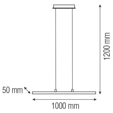 Люстра LED "CAMEL-24" 24W 4000K (хром) 019-032-0024-010 фото