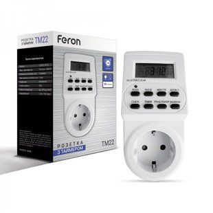 Розетка з таймером Feron TM22 23205 фото