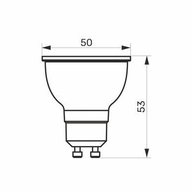 Светодиодная лампа TITANUM MR16 6 Вт GU10 4100K (TLMR1606104) TLMR1606104 фото