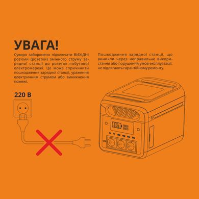 Портативна зарядна станція VIDEX OASIS 1800W 1229Wh (VPS-SG1-1KW8) VPS-SG1-1KW8 фото