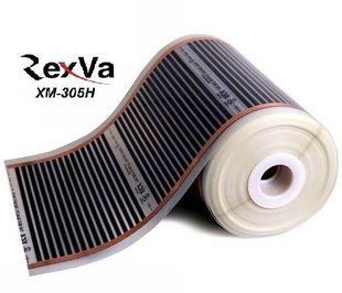 Плівка для саун RexVa XM-305H, ширина 50 см, 400 Вт/м&sup2;, нагрівальна інфрачервона (м.пог.) RexVa XM-305H фото