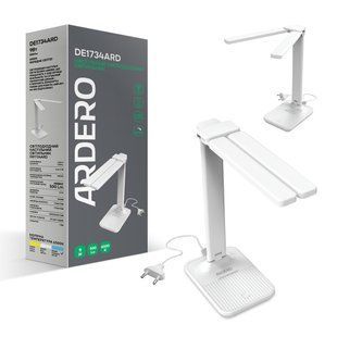 Светодиодный настольный светильник Ardero DE1734ARD 9Вт 6500K белый 80030 фото