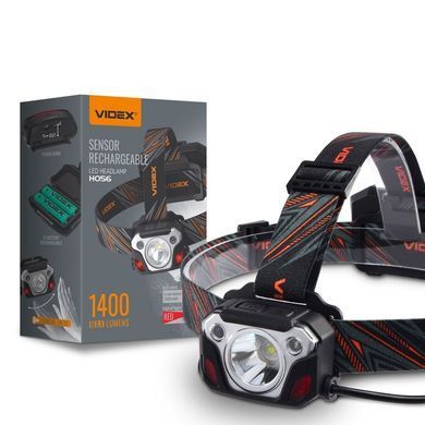 Налобний світлодіодний ліхтарик VIDEX VLF-H056 1400Lm 6500K (VLF-H056)  VLF-H056 фото