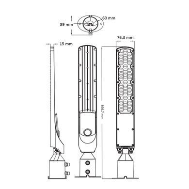 Светильник уличный LED ROCKET-100 6400K 074-015-0100-020 фото
