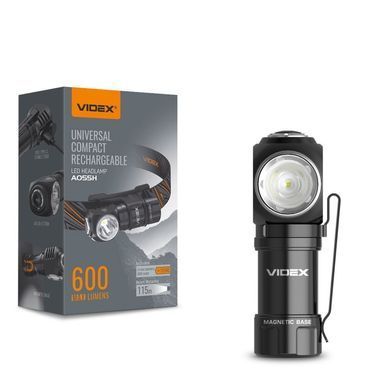 Портативный светодиодный фонарик VIDEX VLF-A055H 600Lm 5700K (VLF-A055H) VLF-A055H фото