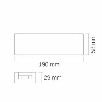 Блок живлення для LED стрічки VIDEX DC12V 16.6A 200 Вт IP20 (VL-LST-P200-12V) VL-LST-P200-12V фото