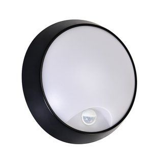 Светодиодный cветильник влагозащищенный SORENTO 3CCT 20W IP54 черный с датчиком движения 071-017-0020-020 фото