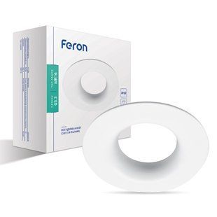 Вбудований світильник Feron DL8320 під лампу білий 01813 фото