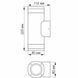 Светильник архитектурный AR072G IP54 VIDEX GU10x2 (VL-AR072G) VL-AR072G фото 4