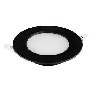 Светодиодный светильник встроенный AURA-3 черный 3W 6400K 016-068-0003-040 фото
