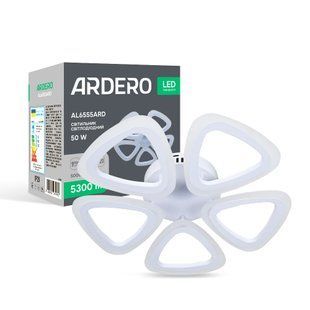Светодиодный накладной светильник Ardero AL6555ARD CLOVER 50Вт 5000K білий 80500 фото