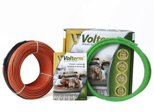 Кабель Volterm HR12 на площу 9,2 - 11,5 м&sup2;, 1400 Вт, довжина 115 метрів, нагрівальний tmp_nk_12 фото