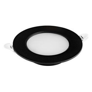 Світлодіодний світильник вбудований AURA-5 чорна 5W 6400K 016-068-0005-040 фото