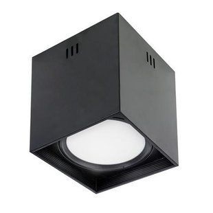 Світильник накладний квадрат."SANDRA-SQ10" 10W 4200K чорний 016-045-0010-060 фото