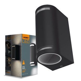 Світильник архітектурний AR022B IP54 VIDEX GU10x2 (VL-AR022B) VL-AR022B фото