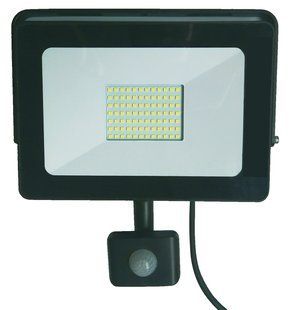 Світлодіодний прожектор ІСКРА LED FL sensor 30W 6500K (з датчиком руху) 972454476 фото