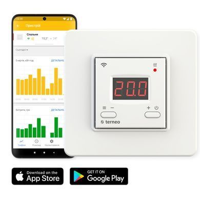 Комплект 1,5м&sup2;(3м*0,5м) RexVa нагревательная пленка + wi-fi терморегулятор Terneo Ax и монтажный набор (RexVa Ax-15) RexVa Ax-15 фото