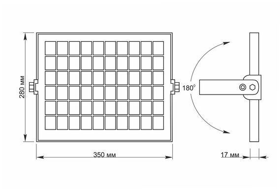 LED прожектор автономный VIDEX 600 Лм 20 Вт 5000K на солнечной батарее (VL-FSO-205) VL-FSO-205 фото