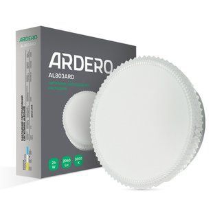 Светодиодный накладной светильник Ardero AL803ARD 24Вт 5000K белый 80179 фото