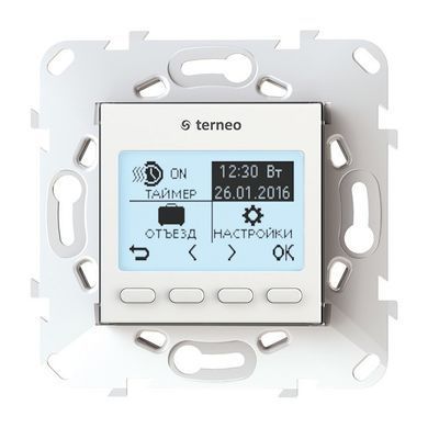 Терморегулятор terneo pro для теплого пола, белый 48454537 фото